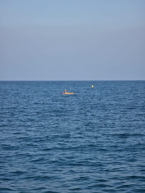 Summer afternoon on Nice's Mediterranean waterfront