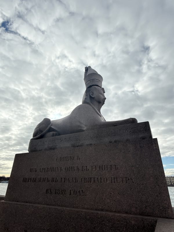 Early morning tour of Saint Petersburg landmarks documented