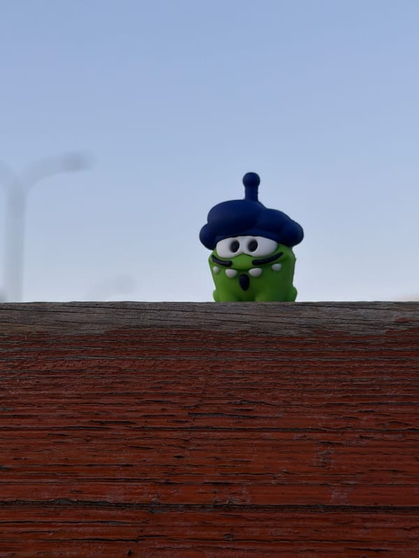 Toy figurine spotted in multiple locations around Russian village