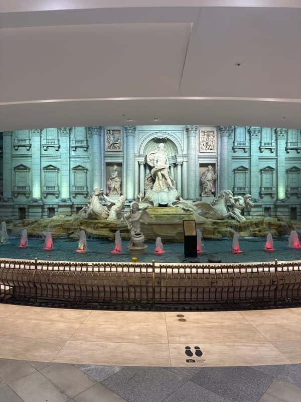 Trevi Fountain replica spotted in Seoul shopping mall