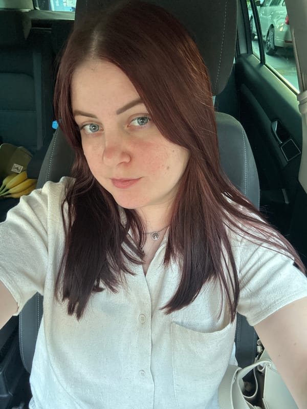 Selfie series inside a parked car in Zagreb