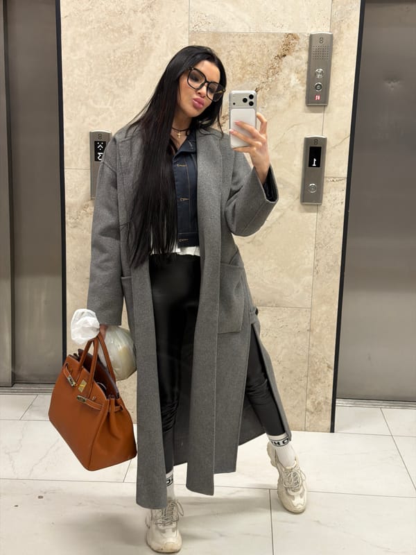 Woman takes elevator selfie in Voronezh