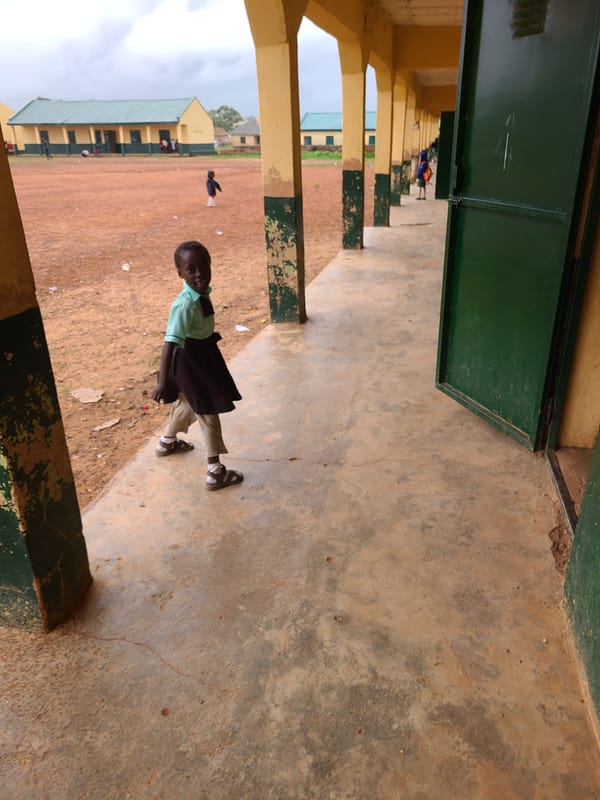 Children photographed at Nigerian school compounds in Jos, Rafin Bauna