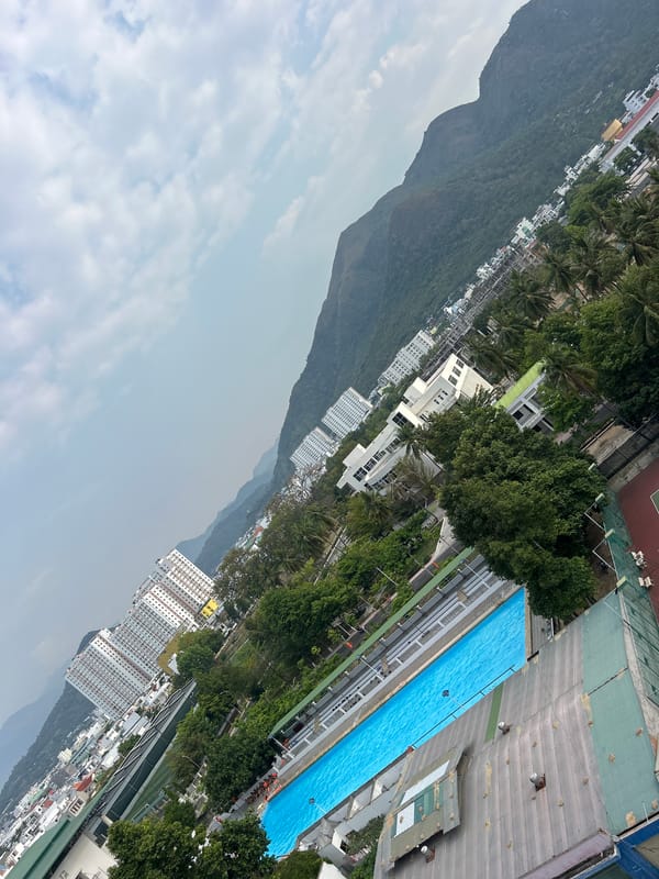 Aerial views and indoor art captured in Bac Nha Trang