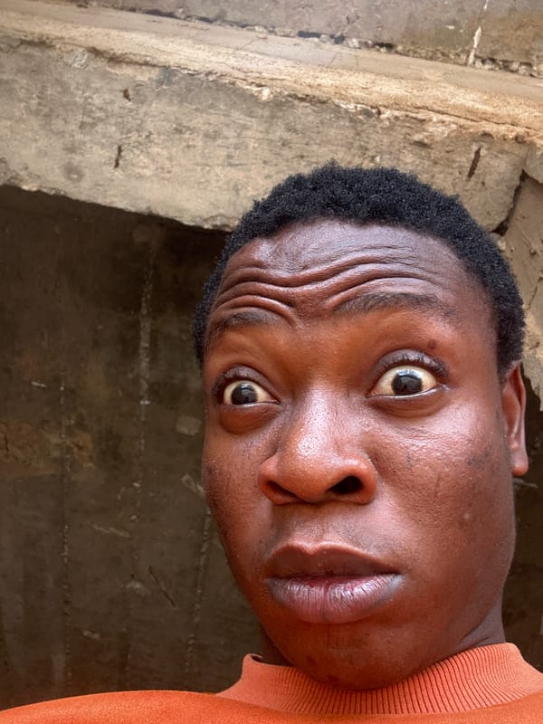 Man observed near concrete structure looking upward