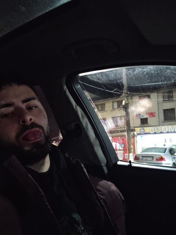 Man captured making playful gestures in BMW in Yambol
