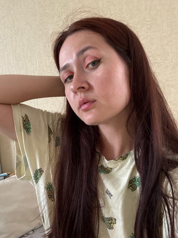 Morning coffee, selfies, and a curious toddler in a Russian kitchen