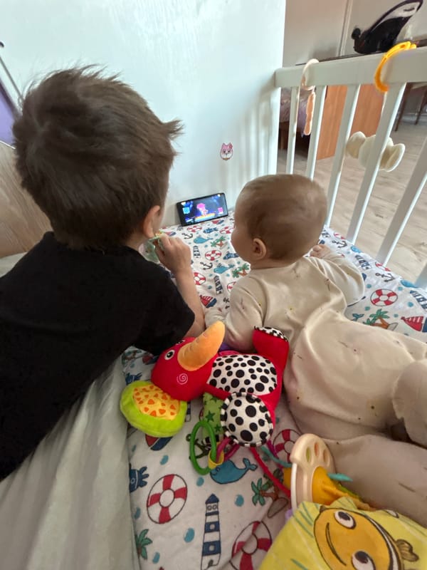 Family morning routines documented in rural Russian household