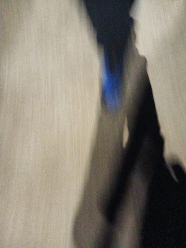 Blurred nighttime street scenes captured in unknown city