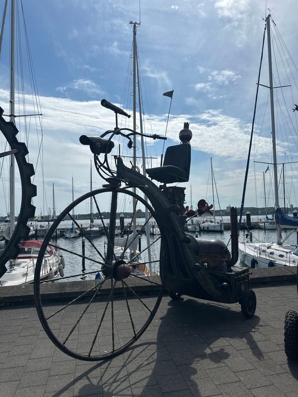 Kieler Woche festival fills the harbor with sculptures, sails, and crowds