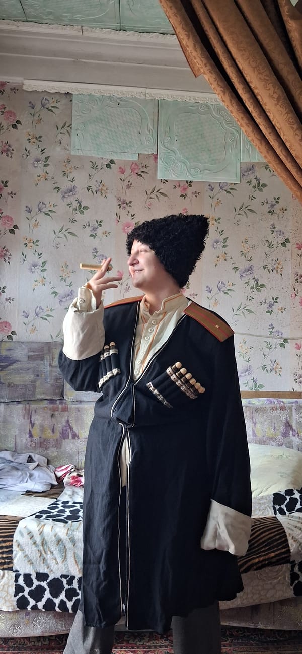 Traditional Circassian costume contest in Petropavl, Kazakhstan