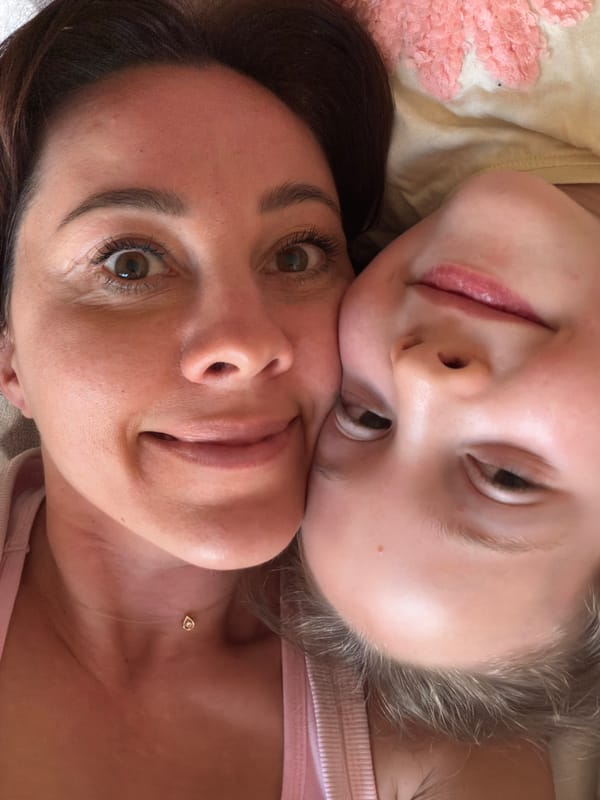 Mother, daughter share intimate moments at home in Riga