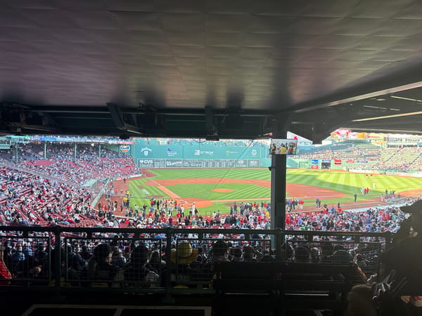 Baseball fans pack Fenway Park for evening Red Sox game