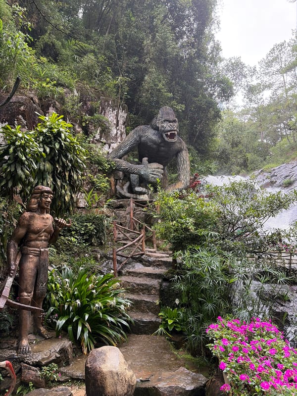 Morning at Datanla Waterfall and park, Da Lat