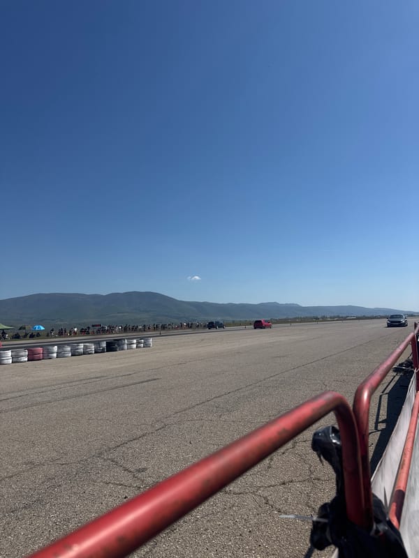Racetrack with tire barriers documented in Sliven, Bulgaria