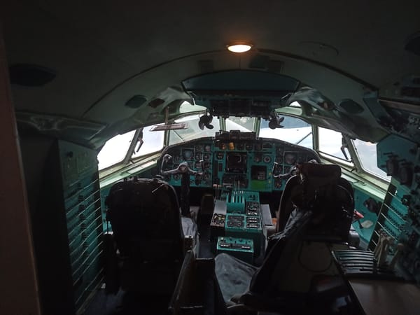 Visitors Tour Soviet Aircraft Museum Display in Burgas Bulgaria