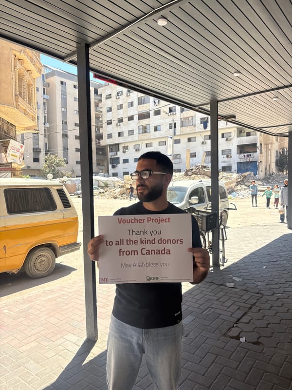 Canadian-funded voucher project acknowledged in Gaza street scene