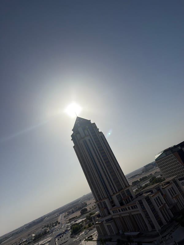 Photographer documents Gulf cities' modern skylines during midday tour