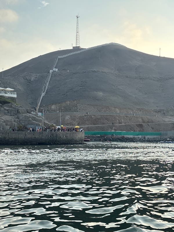 Evening scenes captured in coastal Ancón, Peru
