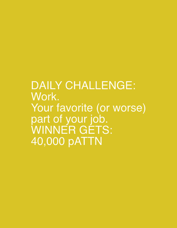 Social media graphics captured showing work challenge and goodnight message