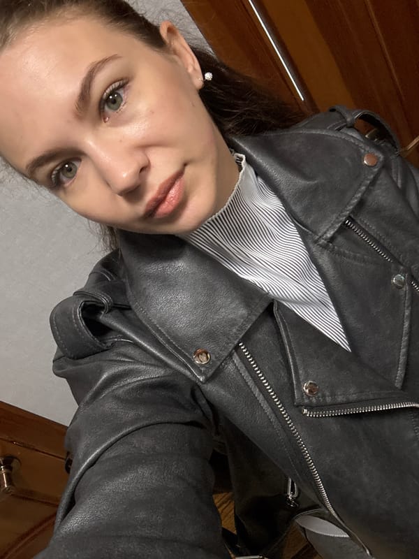 Selfie session at home in Chaikovsky on a rainy day