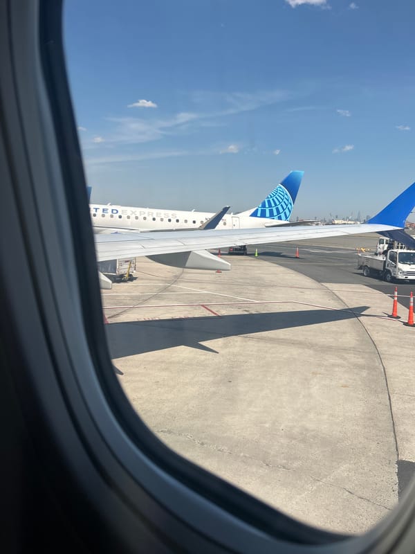United Express aircraft spotted at Newark Airport tarmac