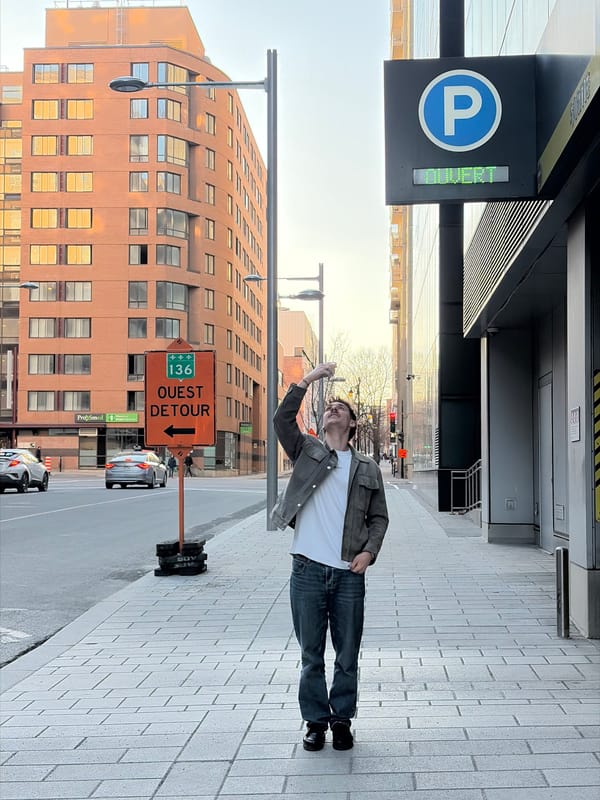 Evening street scenes documented across Montreal by single witness