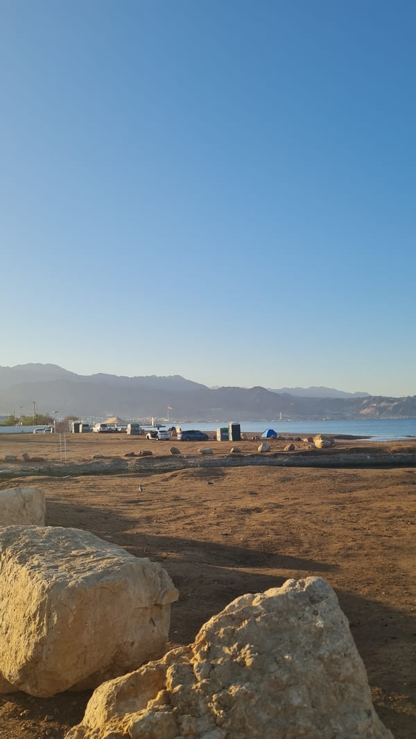 Morning photography session captures Eilat's coastal landscape and portraits