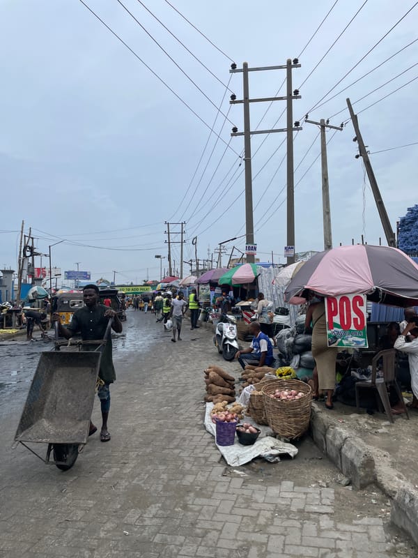 Lagos street markets buzzing with vendors, shoppers during morning hours