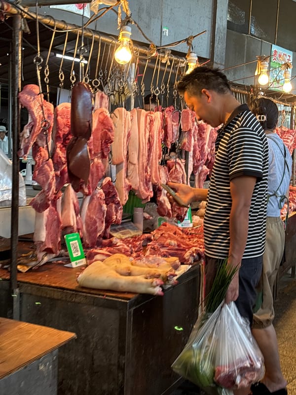 Everyday market life in Jiangjin, China