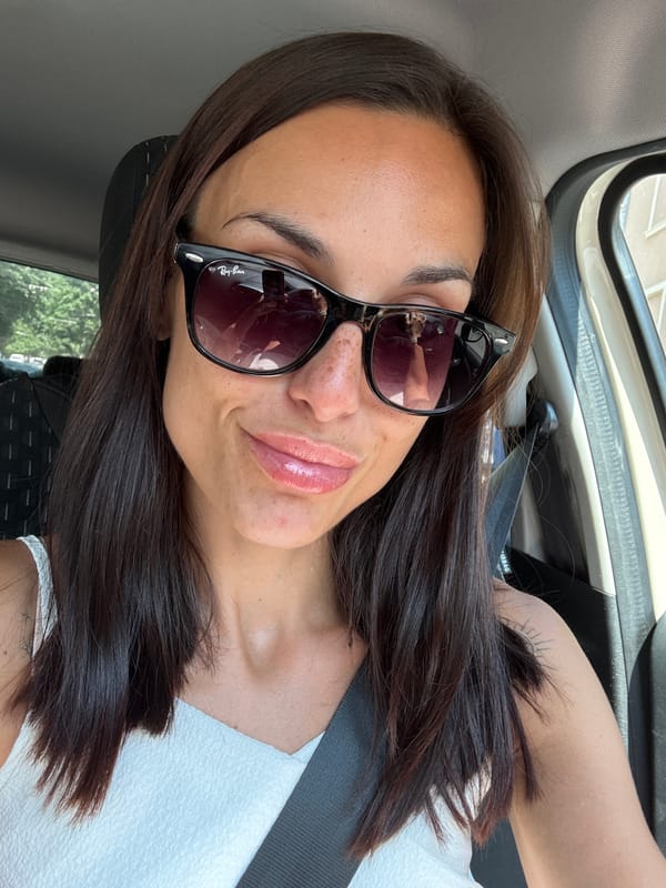 Sunny car selfie in Pleven, Bulgaria