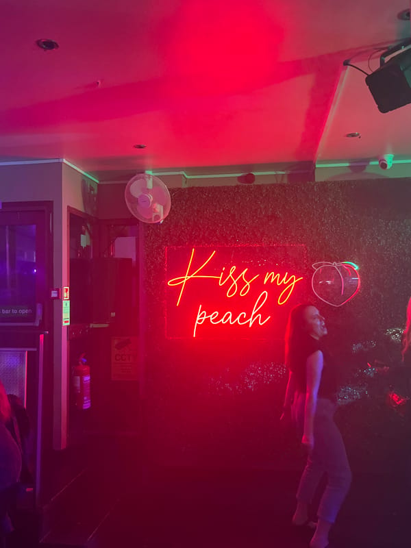 Evening scenes captured inside Bar Rock in Eastbourne