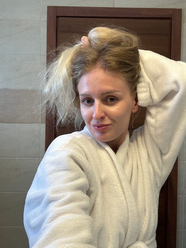 Bathroom morning routine: skincare, makeup, and product shots