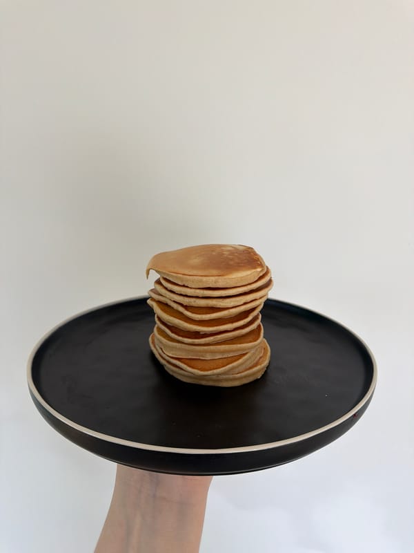 Morning pancake preparation documented in Dreiliņi, Latvia