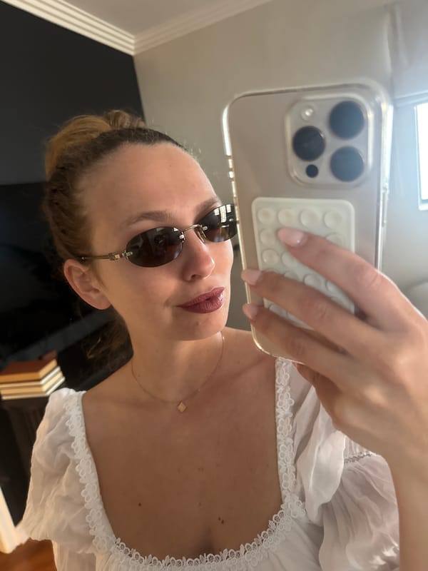 Woman takes indoor selfies in Cape Town apartment