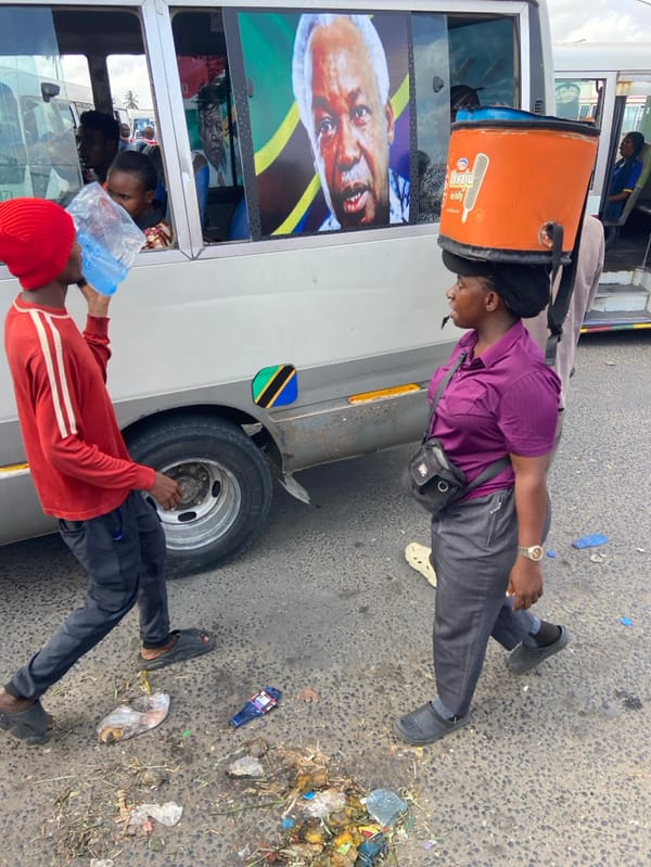 Daily street commerce bustles across Dar es-Salaam markets