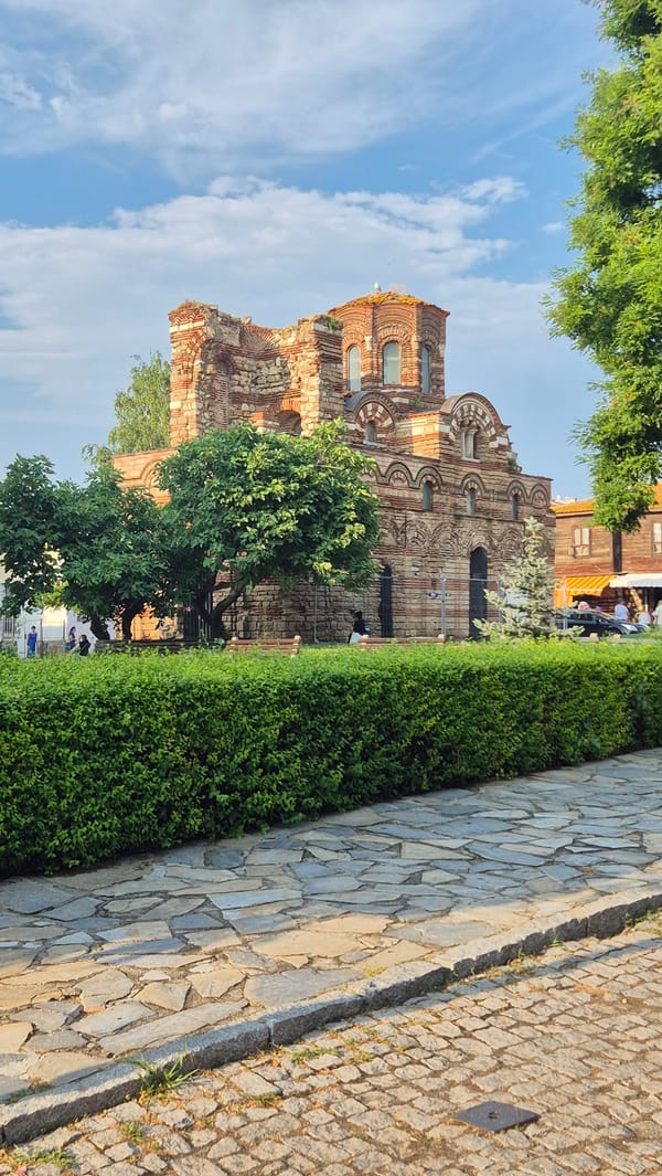 Wandering Nesebar's old town: ruins, markets, and cobblestones