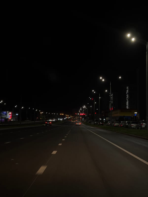 Evening rush hour traffic documented across urban area