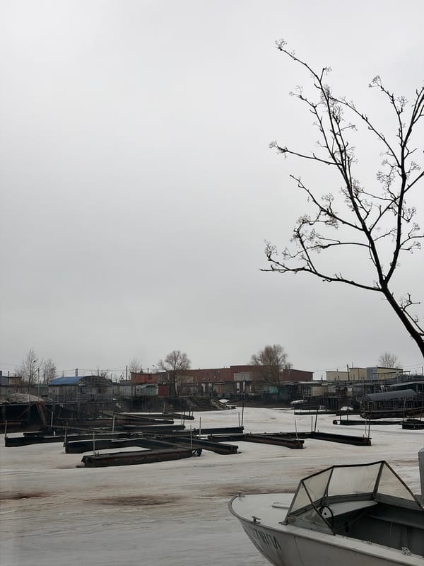 Morning waterfront scenes documented in Chaikovsky, Russia