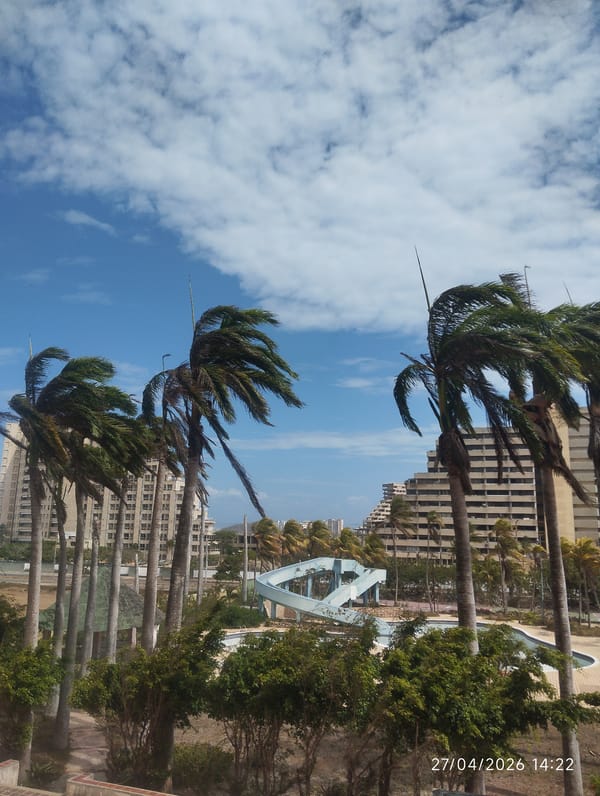 Abandoned resort complex photographed in Porlamar, Venezuela