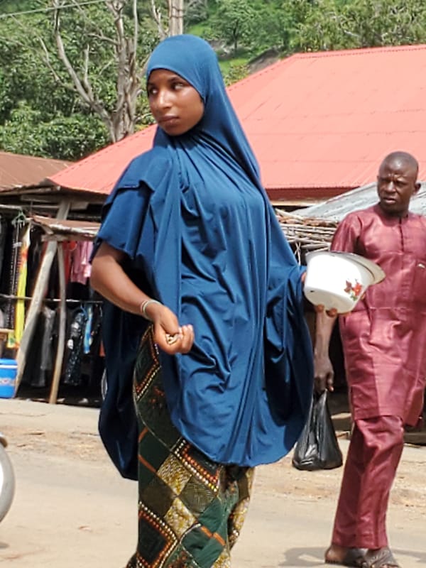 Morning street life captured in Mararaba, Nigeria