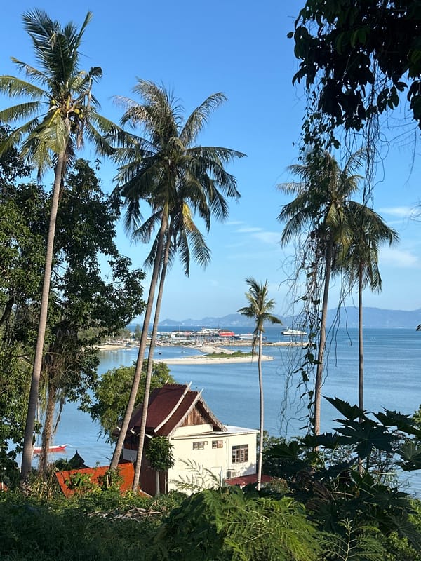 Coastal scene documented in Ko Phangan, Thailand