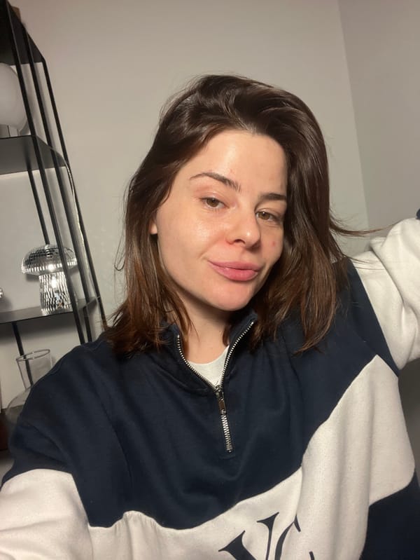 Woman documents casual evening with selfies in Roubaix apartment