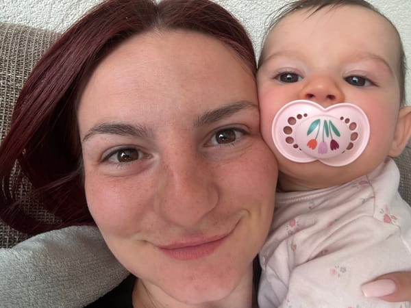 Mother and baby share tender moment in Veghel