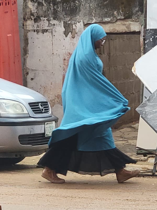 Afternoon market activity documented in Maiburiji, Nigeria