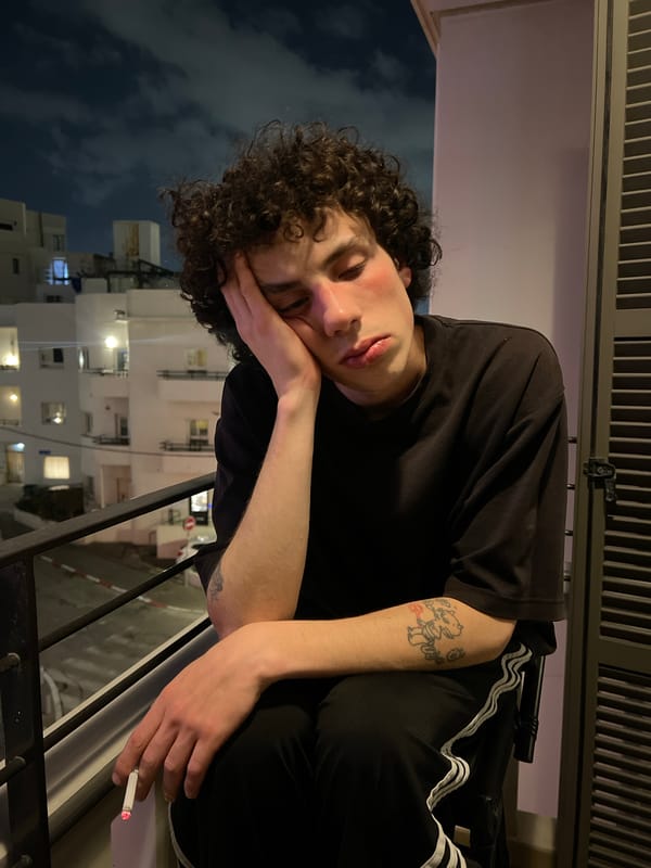 Evening street life captured across Tel Aviv neighborhoods