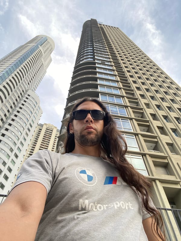 Evening scenes captured around modern Buenos Aires buildings