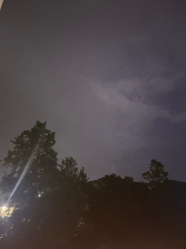 Thunderstorm documented over Plovdiv, Bulgaria during evening hours