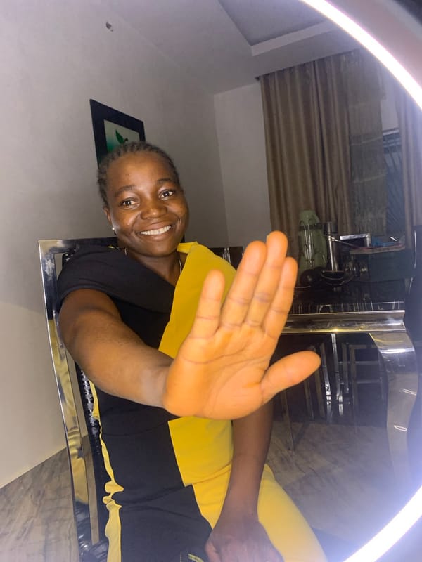 Woman poses for photo session in Jos, Nigeria