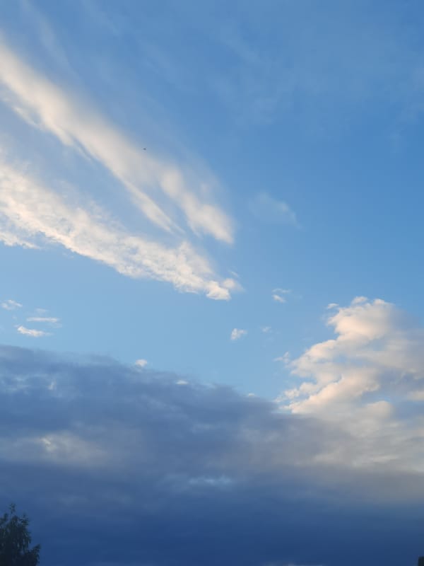 Early morning cloud formations observed over Sluck, Belarus